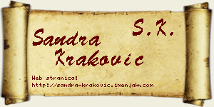 Sandra Kraković vizit kartica